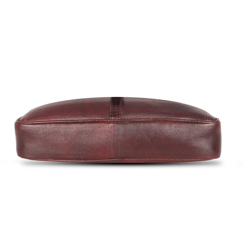 Sophisticated Leather Laptop Messenger Bag™