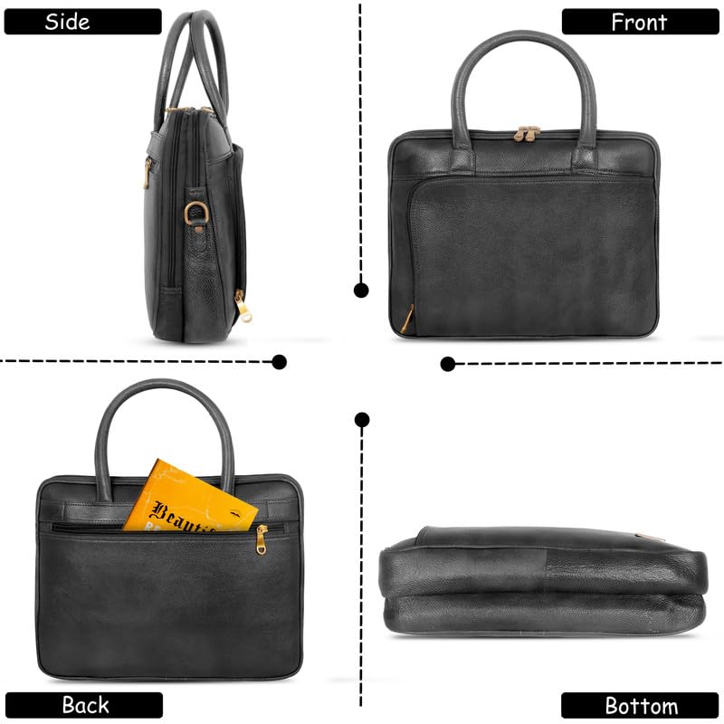 Stylish Leather Laptop Messenger Bag™