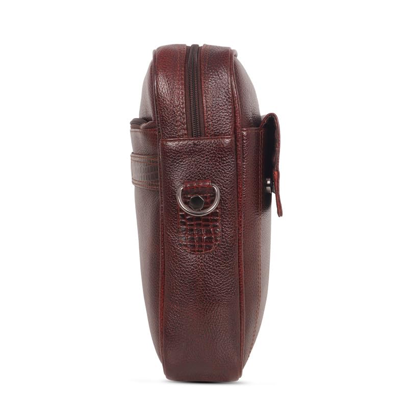 Sophisticated Leather Laptop Messenger Bag™
