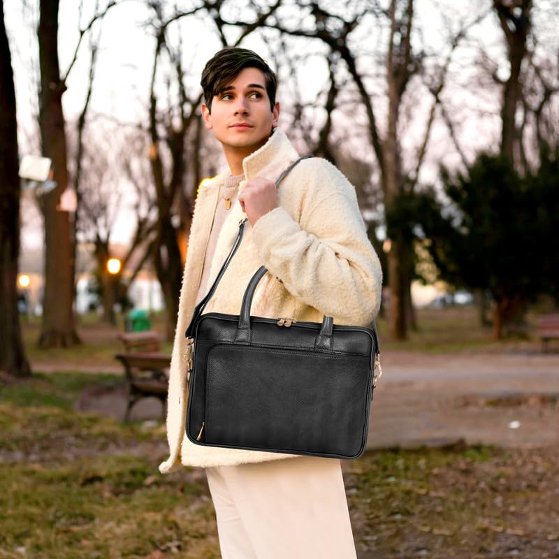 Stylish Leather Laptop Messenger Bag™