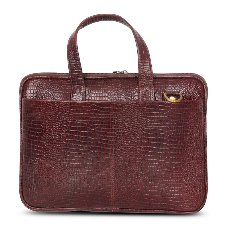 Elegance Leather Laptop Messenger Bag™