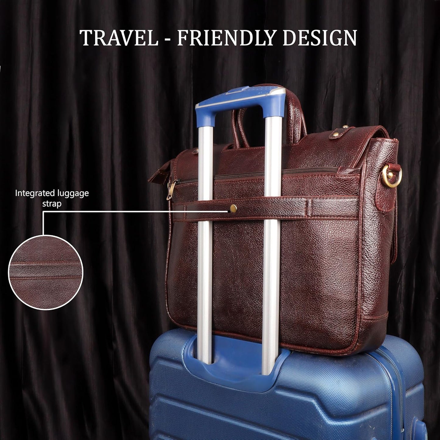 Elegant Leather Messenger Bag™