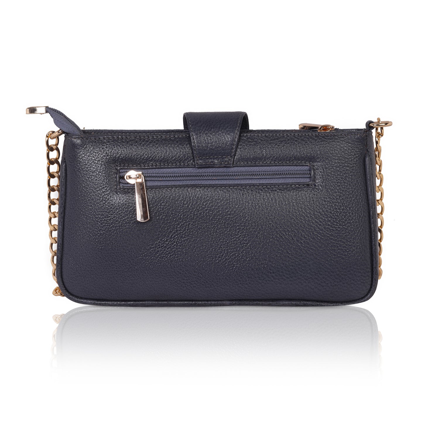 👜 Denion Elegant Croc-Textured Leather Sling Bag – Stylish Shoulder & Crossbody Bag with Gold Chain for Women
