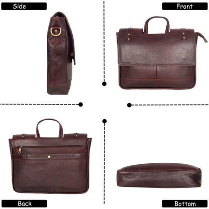 Elegant Leather Messenger Bag™
