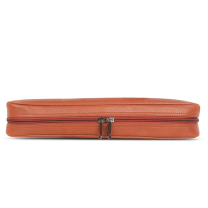 DENION Office Leather laptop bag for Fits 16 to 26 inch Laptop Messenger Bags For Mens (1-Brown Bag)